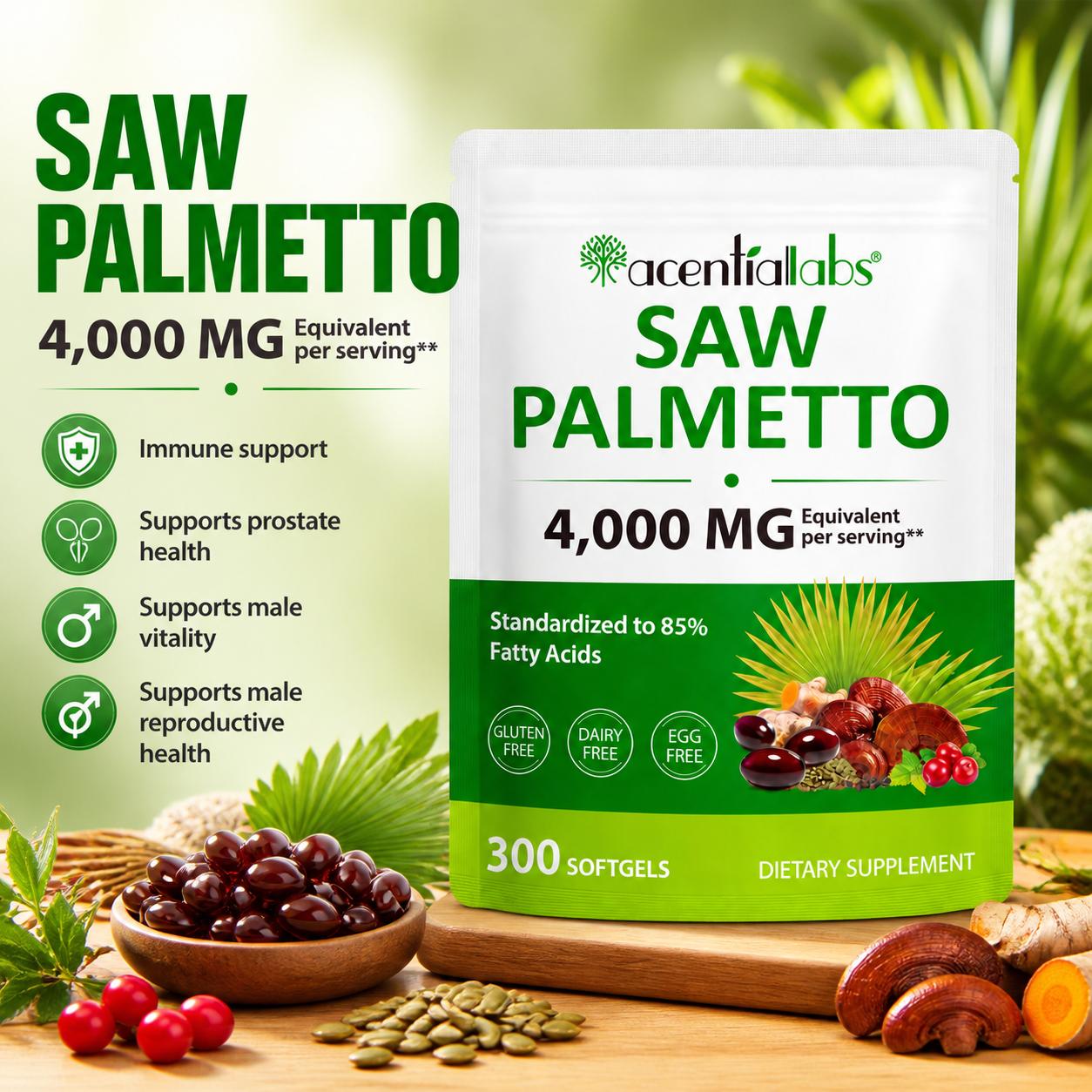 Planted Tank - Saw Palmetto Softgels with 85% Standardized