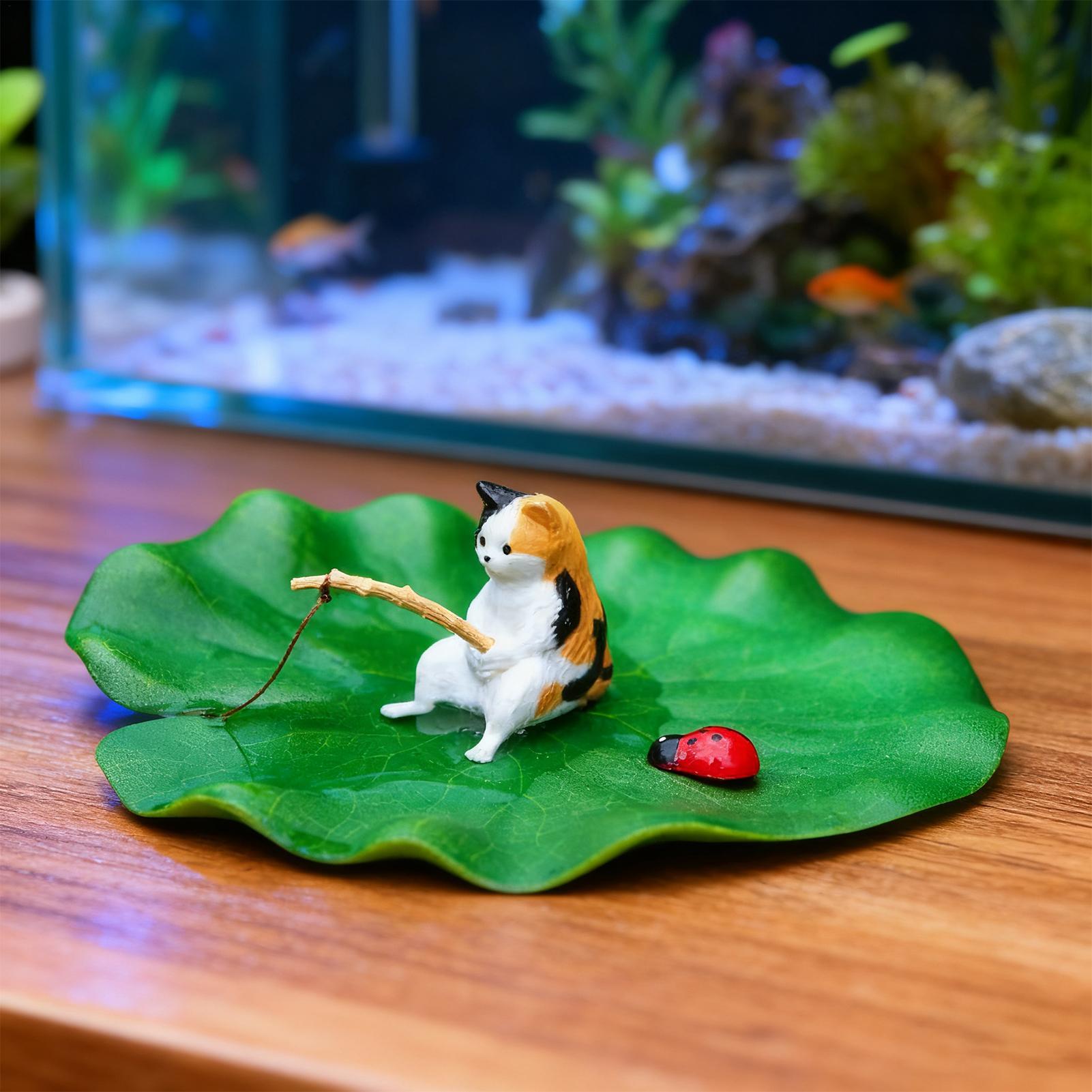 Aquarium Decor Floating Cat Fi - Aquarium Plants Live review and price