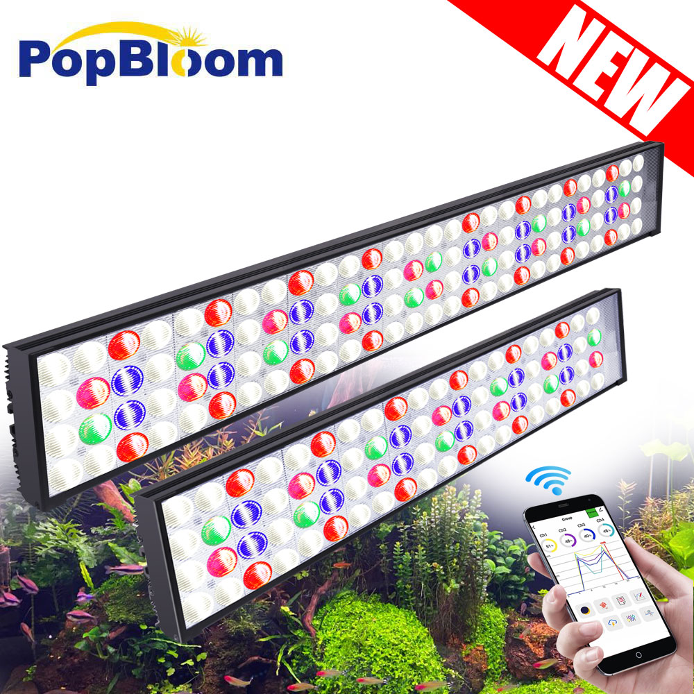 PopBloom H54 H75 WiFi Full Spe - Aquarium Plant Light review and price