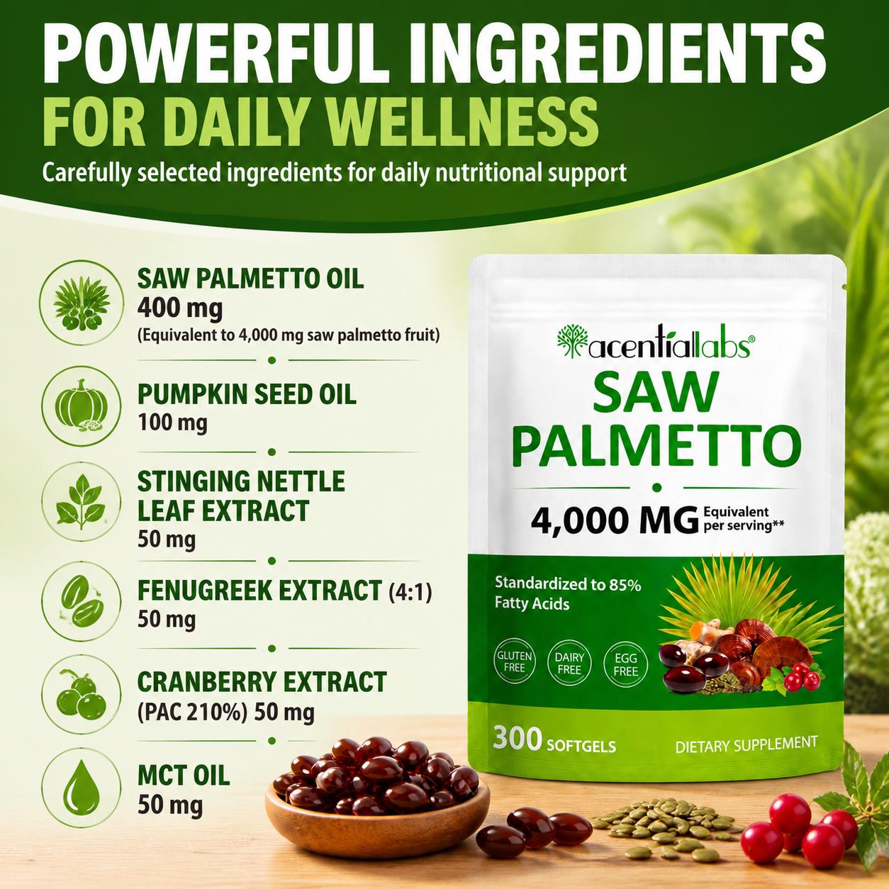 Saw Palmetto Softgels with 85% - Planted Tank review and price