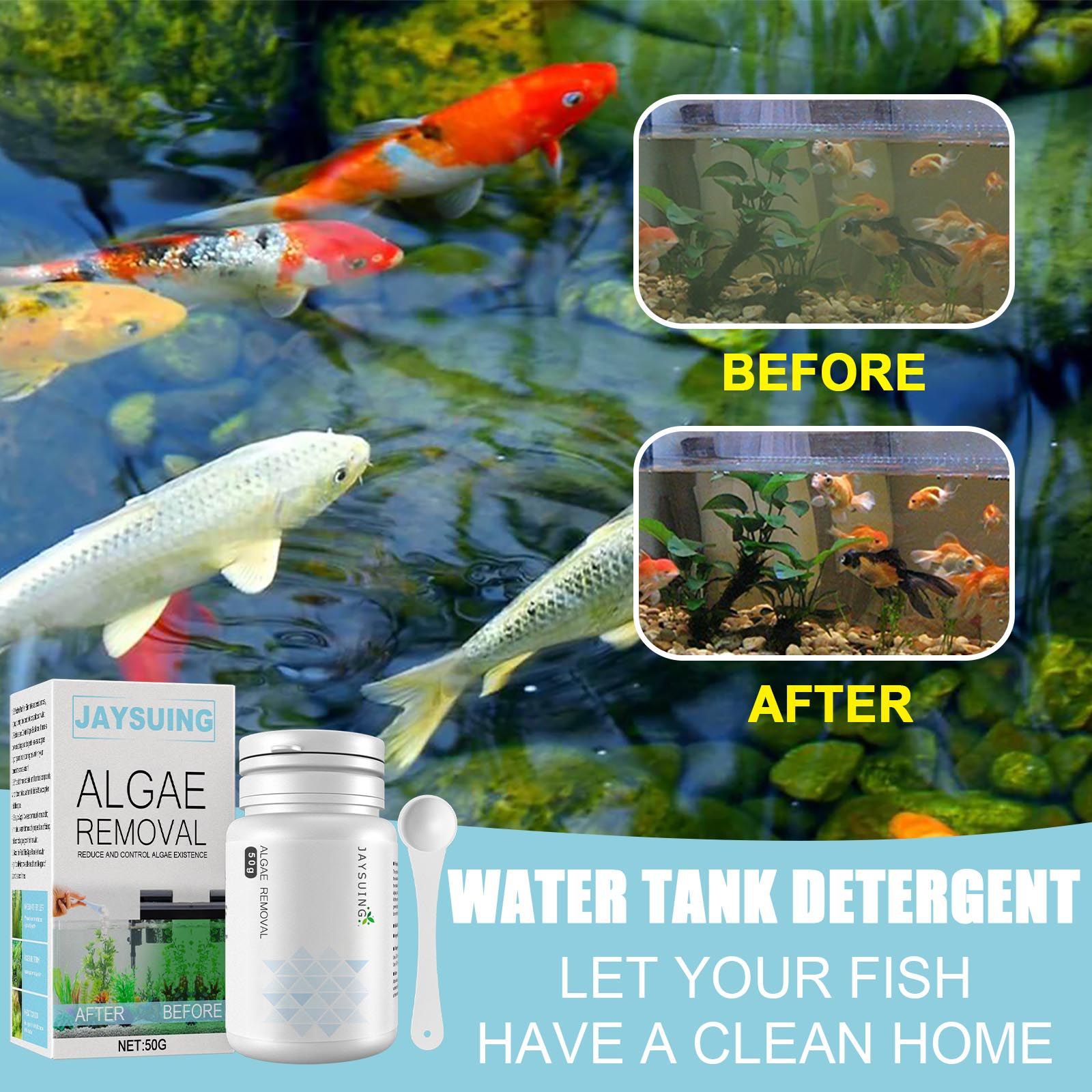 Aquarium Algae Remover Powder, - Aquarium Moss review and price
