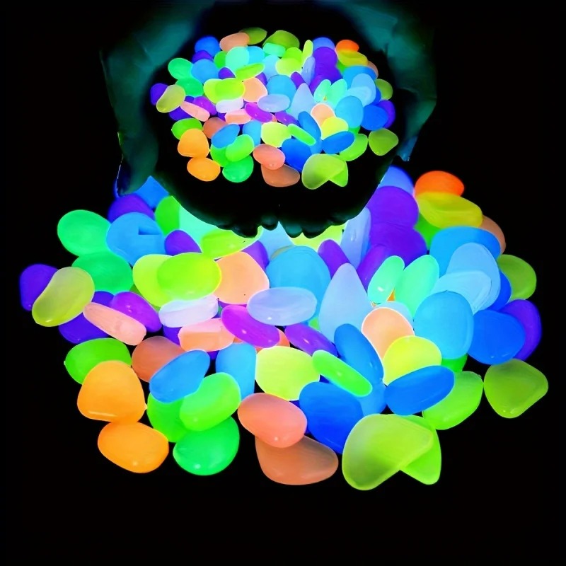 100/300pcs Glow In The Dark Pe - Plant Aquarium Pot review and price